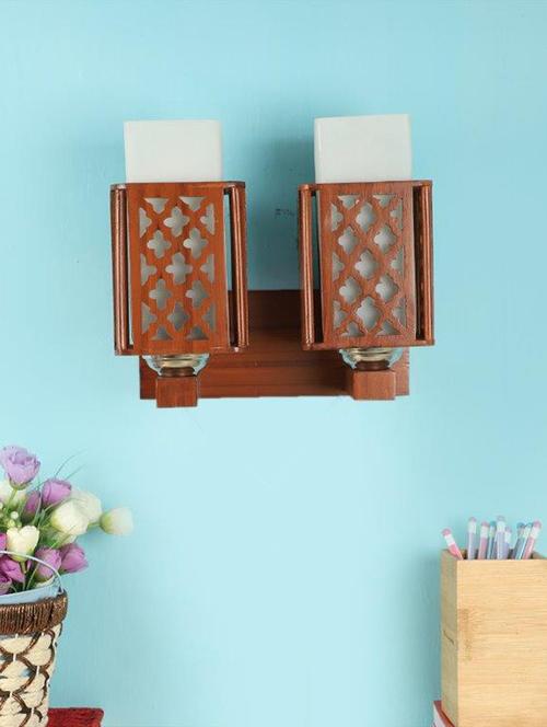 Temparet Brown Iron Wall Lights - 18358825 - Very Small Image - 1