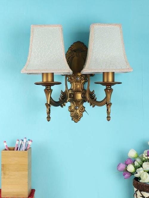 pleasant gold wood wall lights - 18358849 - Very Small Image - 1