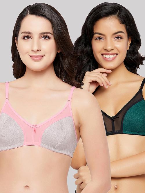 pack of 2 solid t-shirt bra - 18358996 - Very Small Image - 1