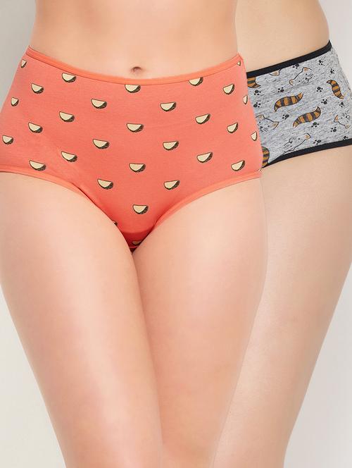 pack of 2 printed  hipster panty - 18359031 - Very Small Image - 1