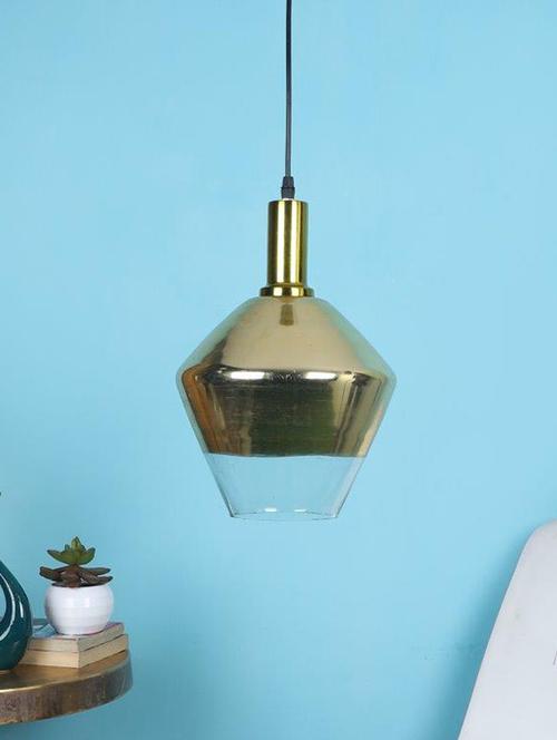 monochormatic gold iron hanging light - bulb not included - 18359693 - Very Small Image - 1