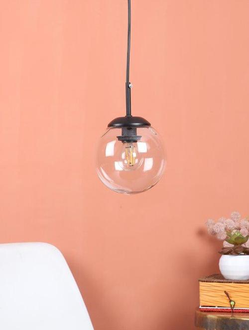 flugid black iron hanging light - bulb not included - 18359707 - Very Small Image - 1