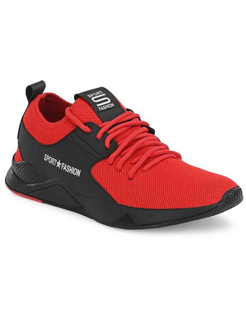 red lace up sport shoe - 18360683 - Very Small Image - 1