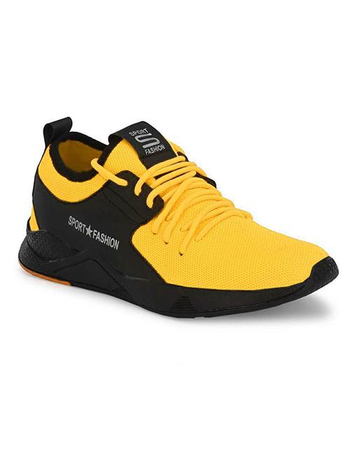 yellow lace up sport shoe - 18360684 - Very Small Image - 1
