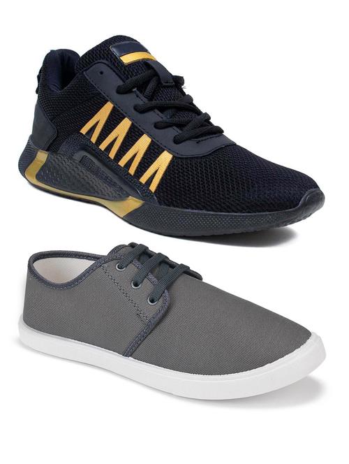 pack of 2 lace-up sneaker and sport shoe  - 18361120 - Very Small Image - 1