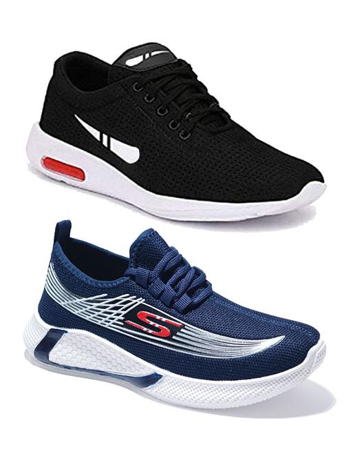 pack of 2 multi colored lace up sport shoe - 18361258 - Very Small Image - 1