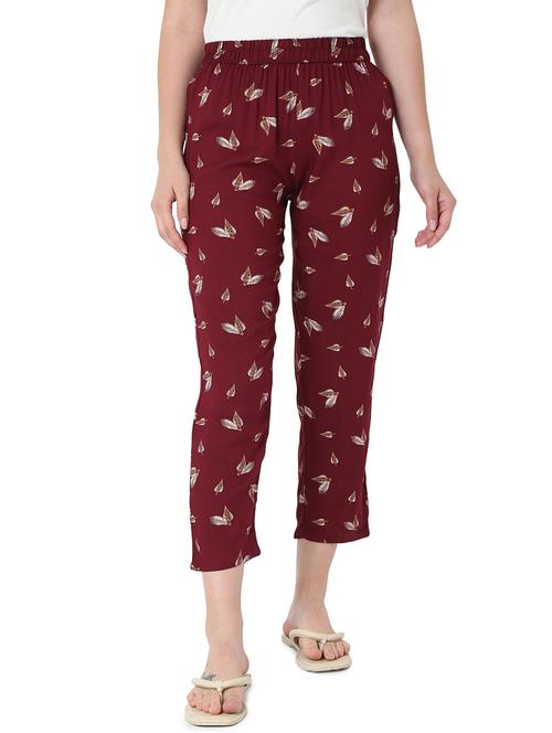 mid rise printed pajama - 18362798 - Very Small Image - 1