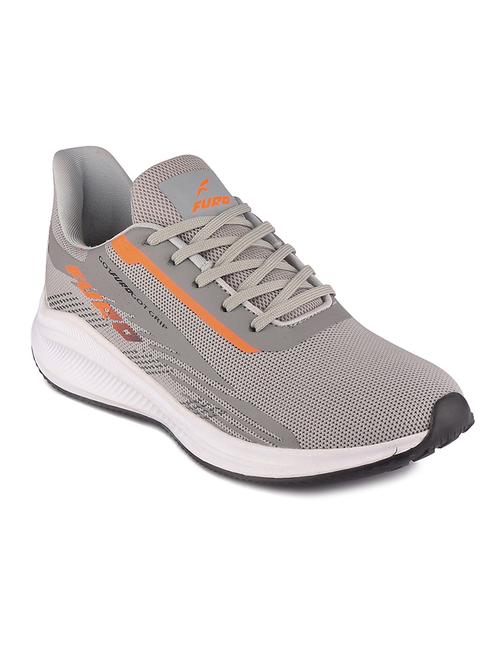 men grey lace up sport shoe - 18363487 - Very Small Image - 1