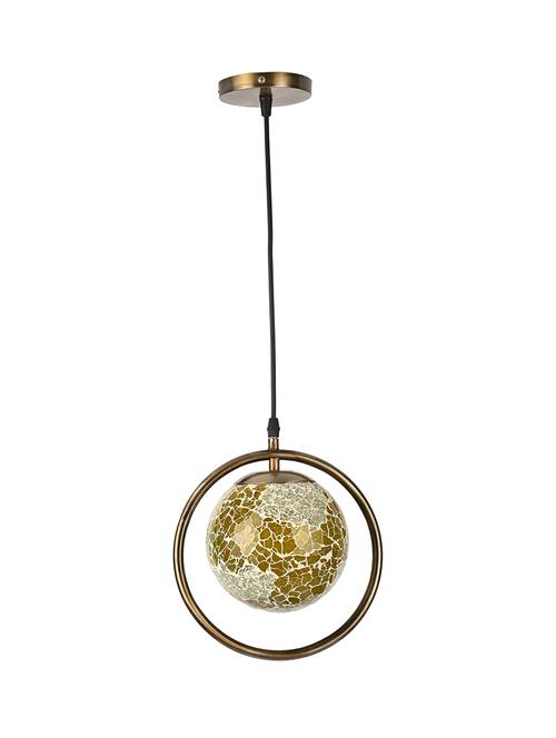 somil decorative round type mosaic ceiling light lamp with colorful glass shade & all fitting & fixture , pack of 4 - 18363798 - Very Small Image - 1