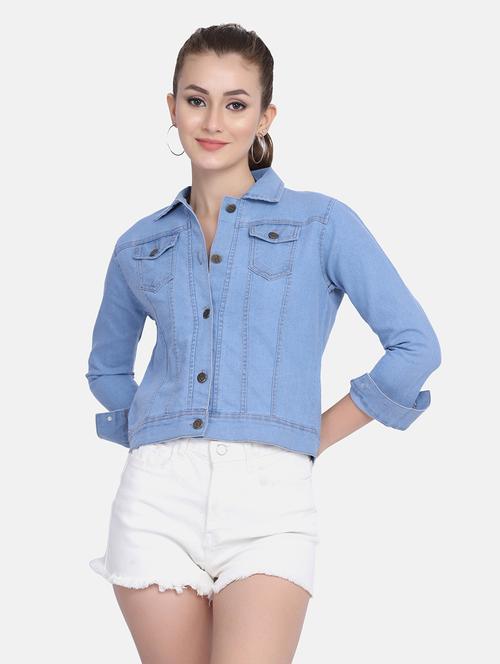 long sleeved solid summer jacket - 18366206 - Very Small Image - 1