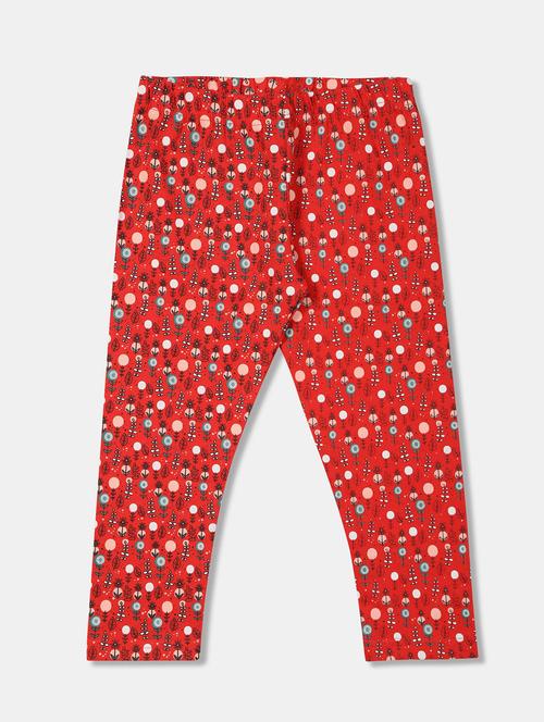red printed legging - 18366561 - Very Small Image - 1