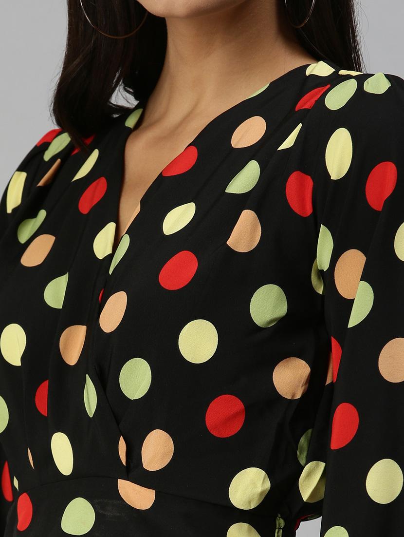 women's crop v neck top - 18367730 - Standard Image - 5
