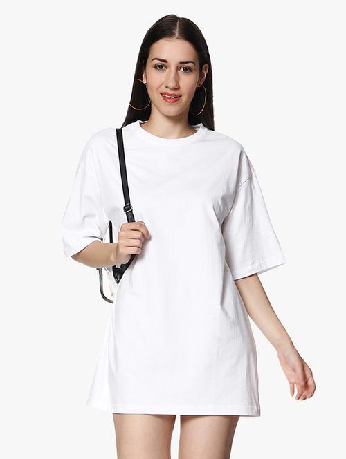 women's plain round neck t-shirt - 18368199 - Very Small Image - 1