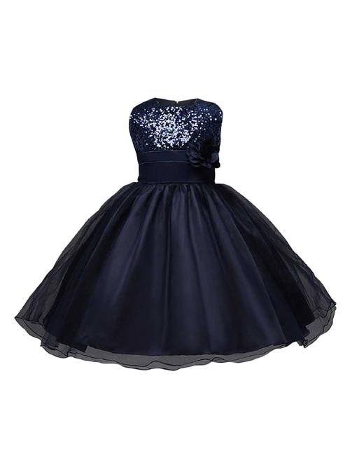 girls round neck sleeveless frock - 18368236 - Very Small Image - 1