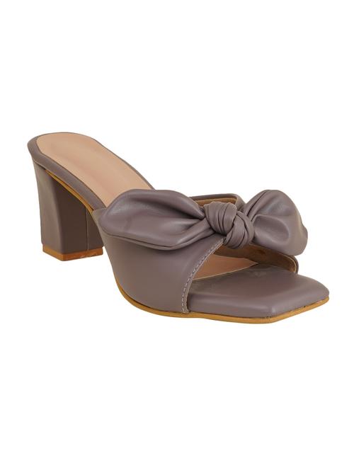 grey synthetic slip on sandals - 18369076 - Very Small Image - 1