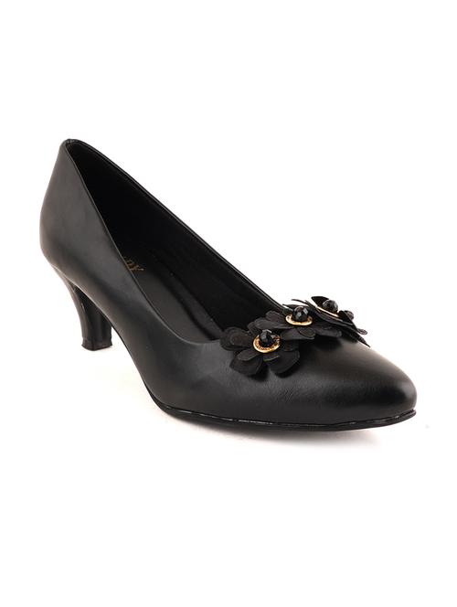 black synthetic slip on pumps - 18369224 - Very Small Image - 1