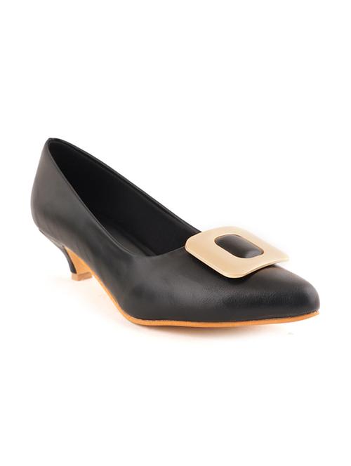 black synthetic slip on pumps - 18369227 - Very Small Image - 1