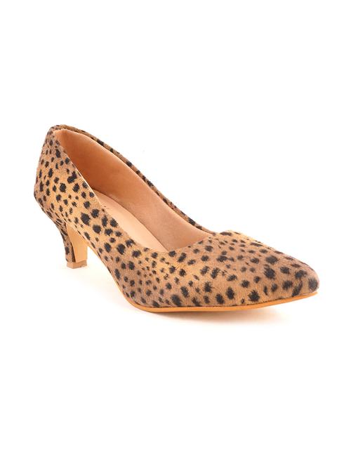 pink synthetic slip on pumps - 18369228 - Very Small Image - 1