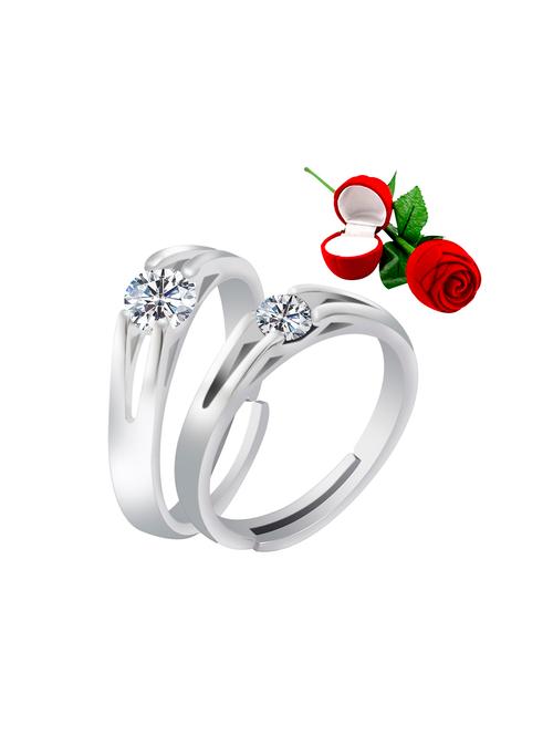 silver plated finger ring - 18369667 - Very Small Image - 1