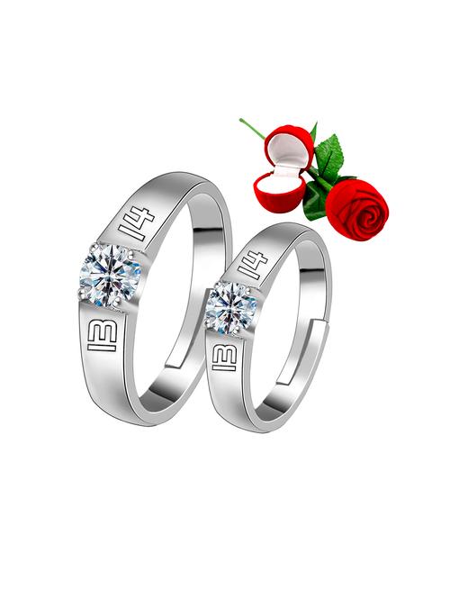 silver plated finger ring - 18369684 - Very Small Image - 1