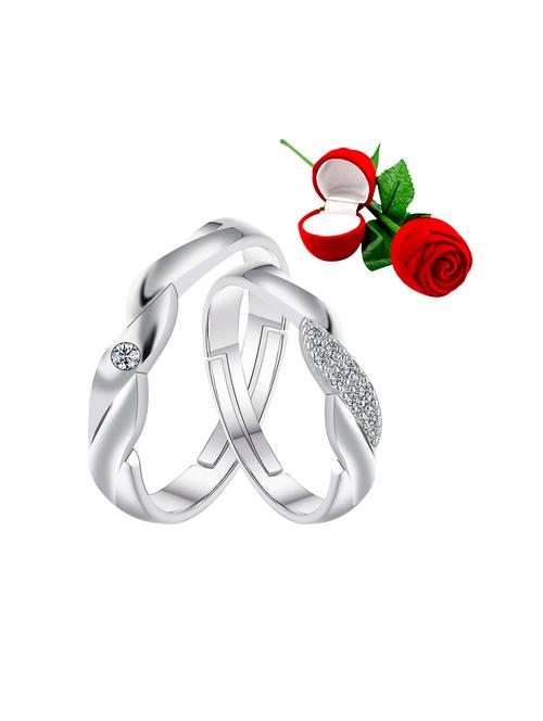 silver plated finger  ring - 18369691 - Very Small Image - 1