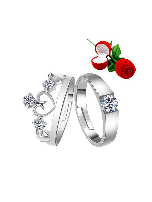 silver plated finger  ring - 18369700 - Very Small Image - 1