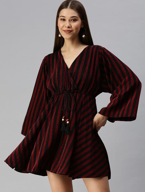 women's  striped dress - 18372147 - Very Small Image - 1