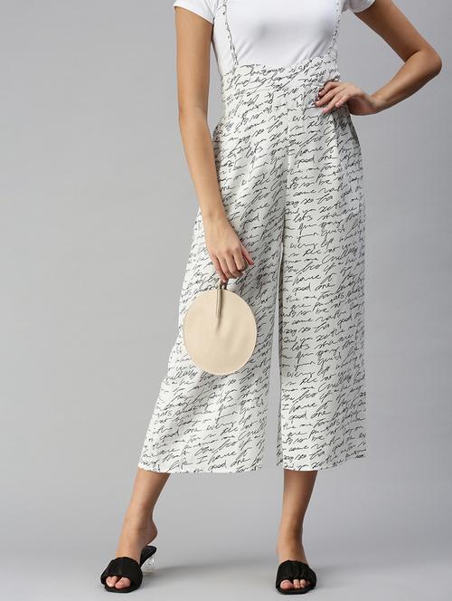 cami neck printed dungaree jumpsuit - 18372211 - Very Small Image - 1