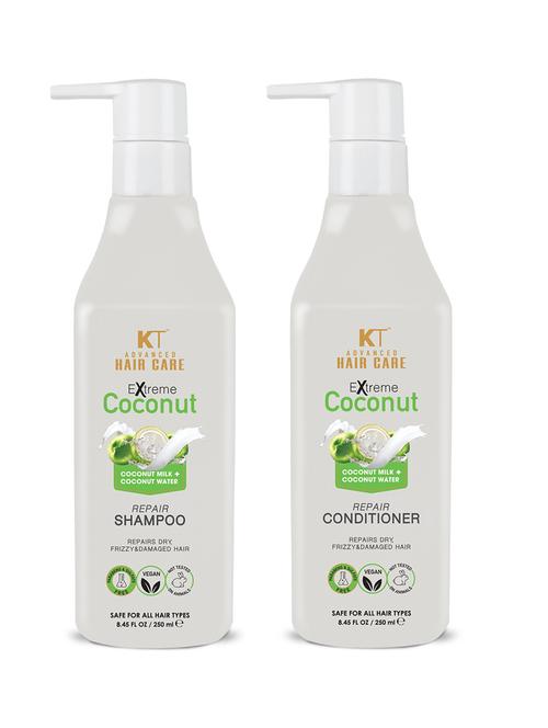 kehairtherapy advance extreme coconut repair shampoo and conditioner, 250 ml (pack of 2) - 18376853 - Very Small Image - 1