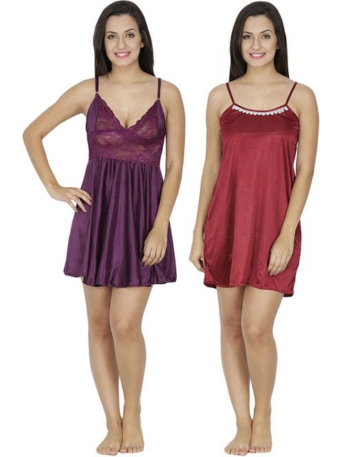 pack of 2 laced babydoll - 18377602 - Very Small Image - 1