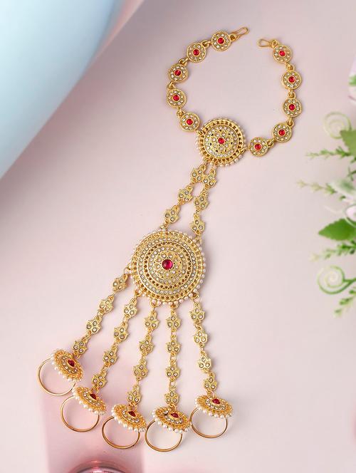 gold brass bangle bracelet - 18378199 - Very Small Image - 1