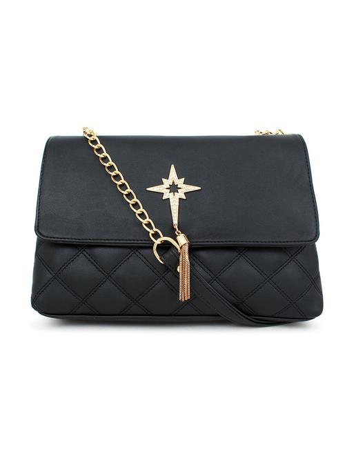 black solid regular sling bag - 18378655 - Very Small Image - 1