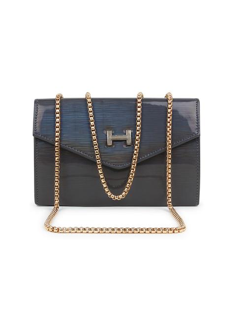 Grey Textured Regular Sling Bag - 18378687 - Very Small Image - 1