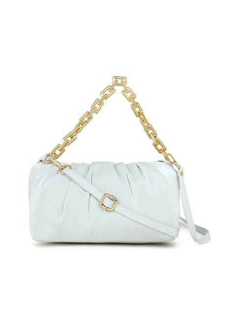 White Solid Regular Sling Bag - 18378727 - Very Small Image - 1