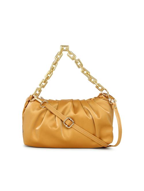 yellow solid regular sling bag - 18378728 - Very Small Image - 1