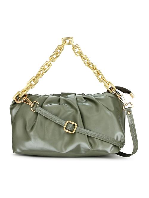 green solid regular sling bag - 18378730 - Very Small Image - 1