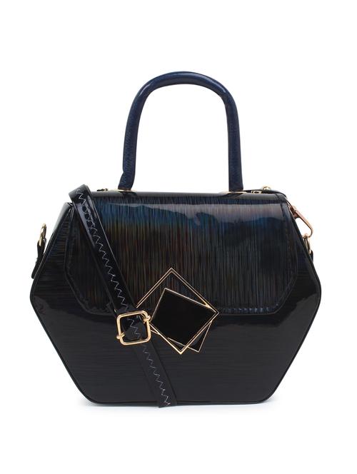 black textured regular sling bag - 18378760 - Very Small Image - 1
