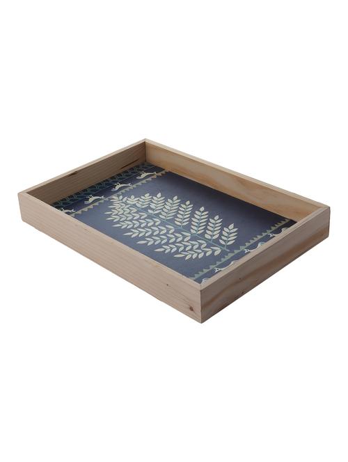 warli wood tray - 18381304 - Very Small Image - 1