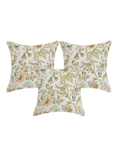 texstylehome assorted reversible jaipuri print pure cotton cushion covers - 18381842 - Very Small Image - 1