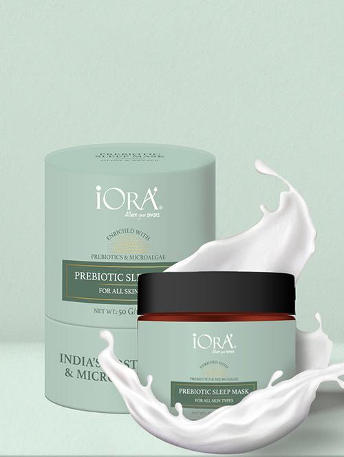 iora's  prebiotic sleep mask with plant derived collagen protein, natural retinol and hyaluronic acid - 18385764 - Very Small Image - 1