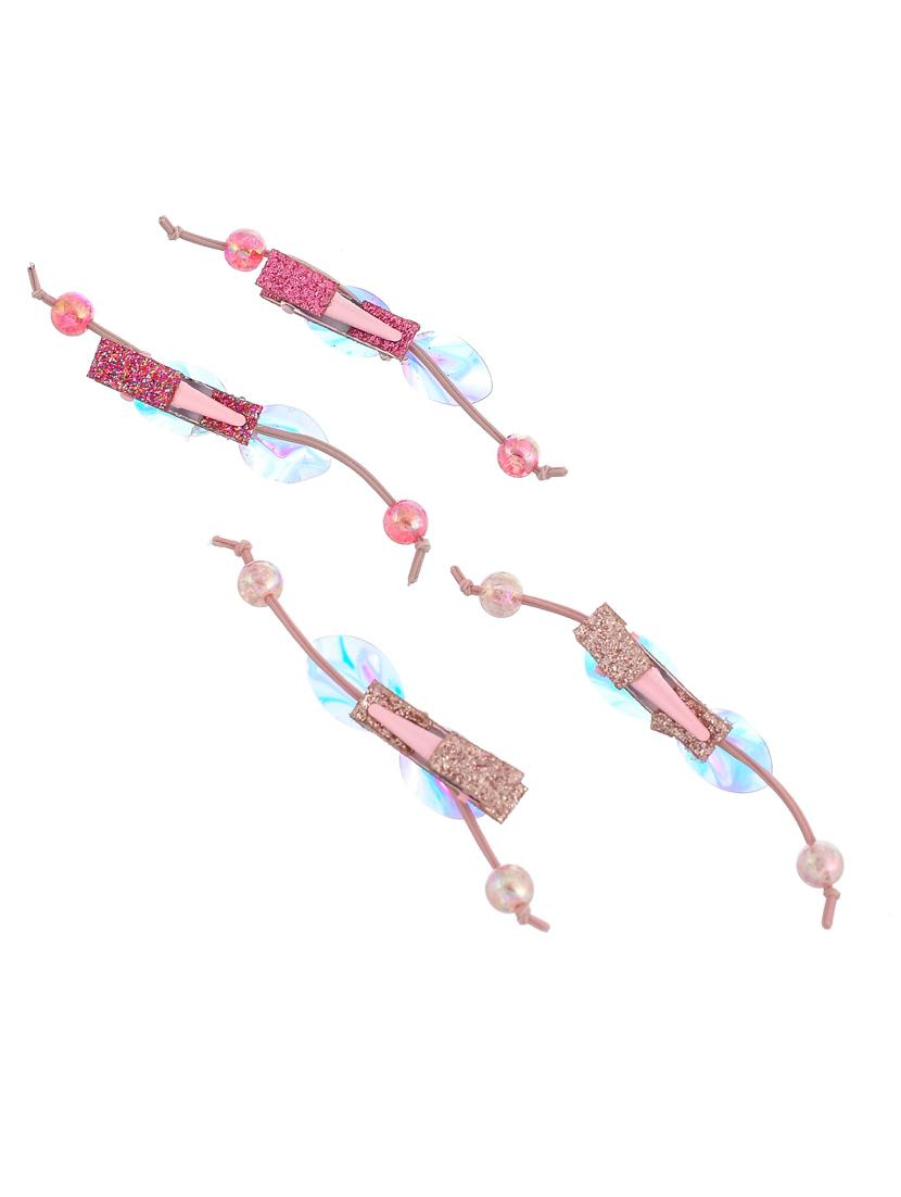 set of 4 glitter bow hair accessory - 18386567 - Zoom Image - 2
