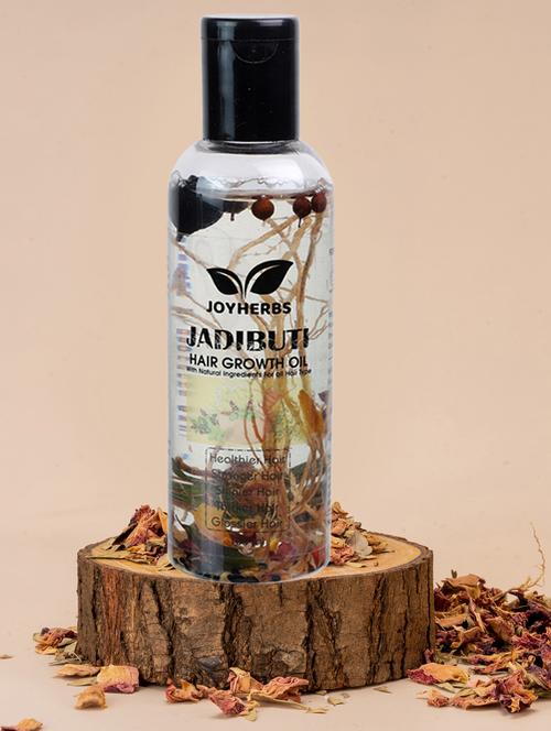 joyherbs ayurvedic natural jadibuti hair oil 100ml(pack of 3) for hair fall; dandruff control, healthy thick & strong hair - 18386733 - Very Small Image - 1