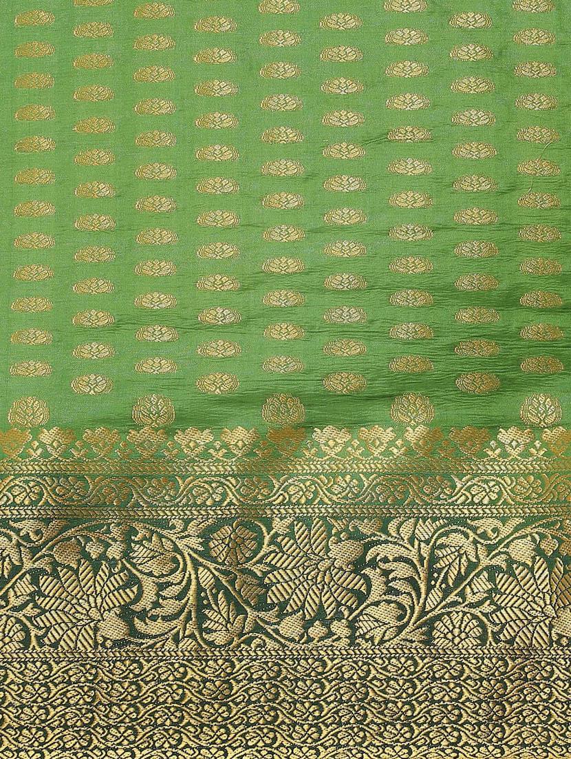 women's banarasi saree - 18386760 - Zoom Image - 4