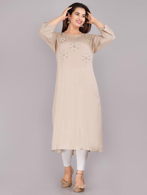 Women's Straight Kurta - 18388769 - Very Small Image - 1
