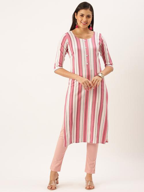 women's straight kurta - 18390186 - Very Small Image - 1