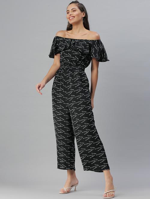 sleeveless printed full leg jumpsuit - 18390889 - Very Small Image - 1