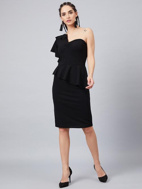 women's shift solid dress - 18391245 - Very Small Image - 1