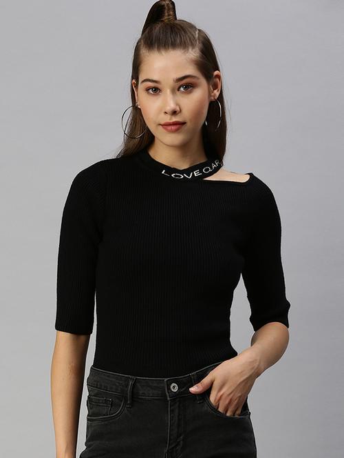 choker neck solid top  - 18393060 - Very Small Image - 1