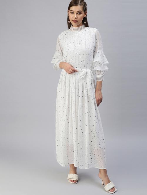 women's  printed dress - 18393342 - Very Small Image - 1