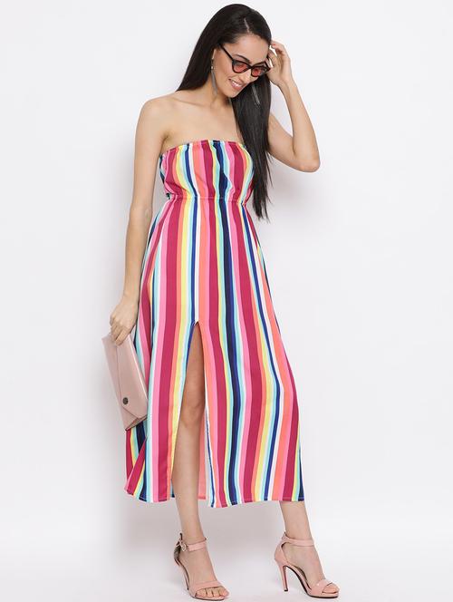 women's tube striped dress - 18396458 - Very Small Image - 1